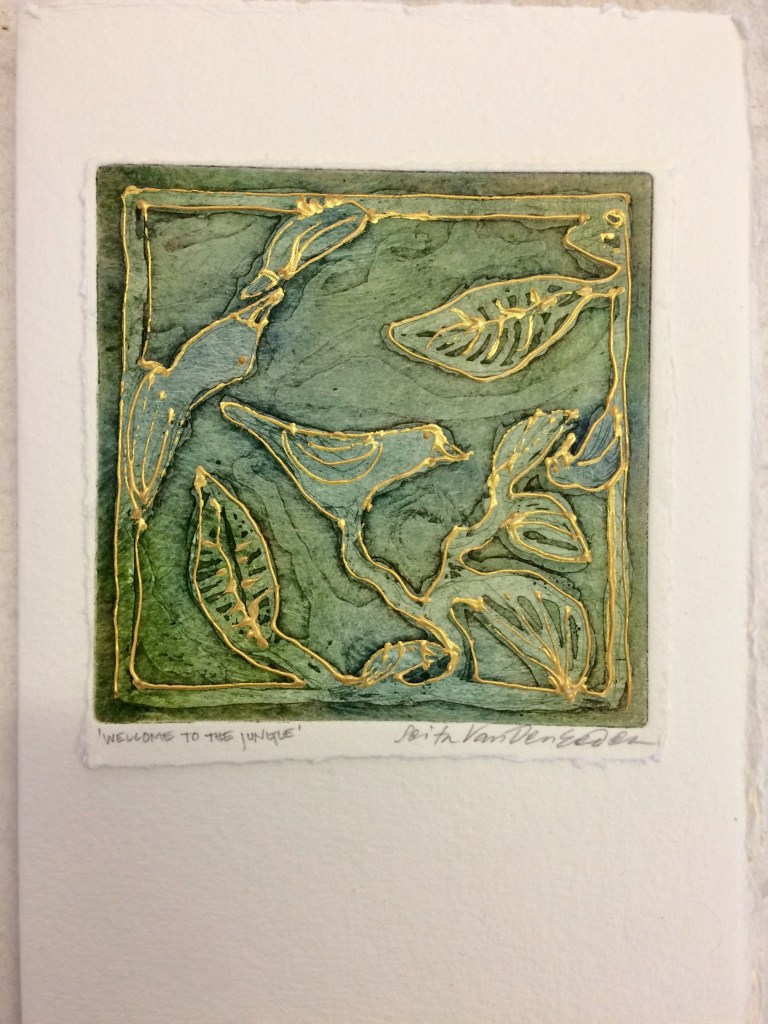 Handprinted cards